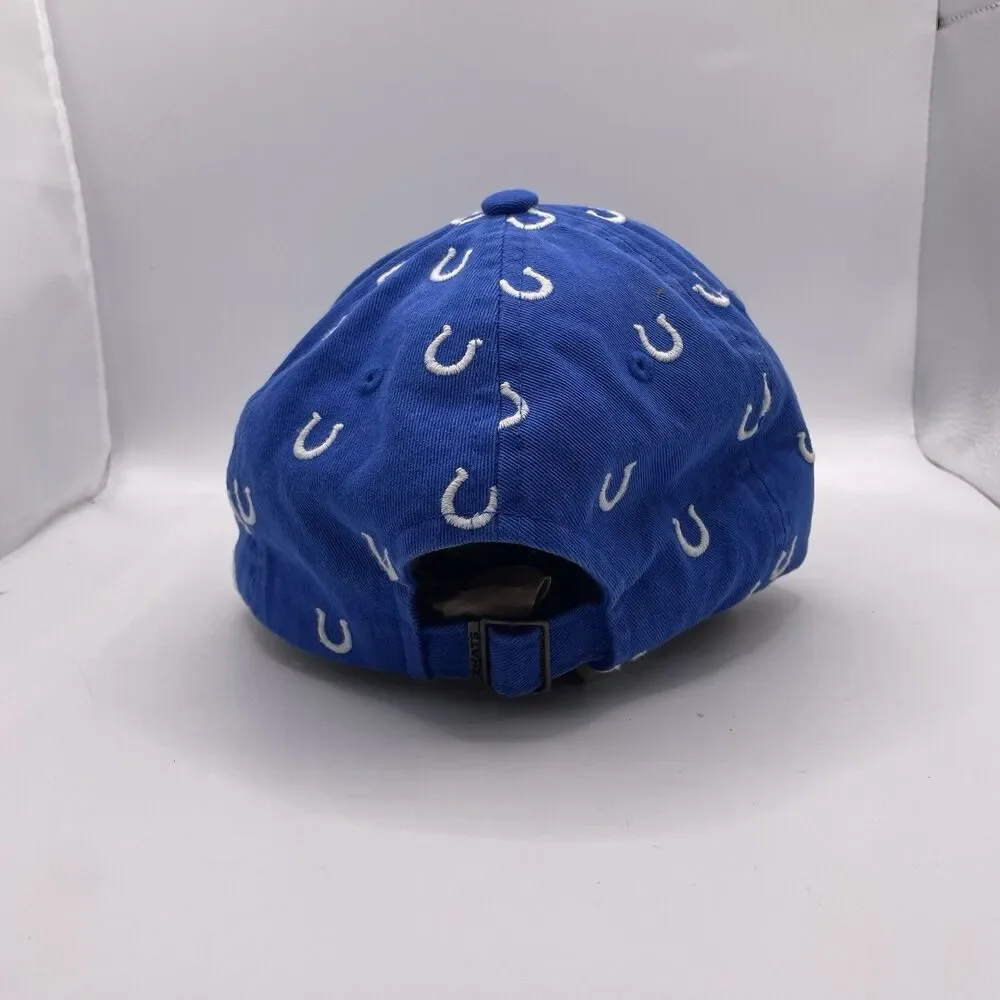 ZEPHYR STRAPBACK HAT INDIANAPOLIS COLTS NFL BLUE ONE SIZE ADJUSTABLE EMBROIDERED